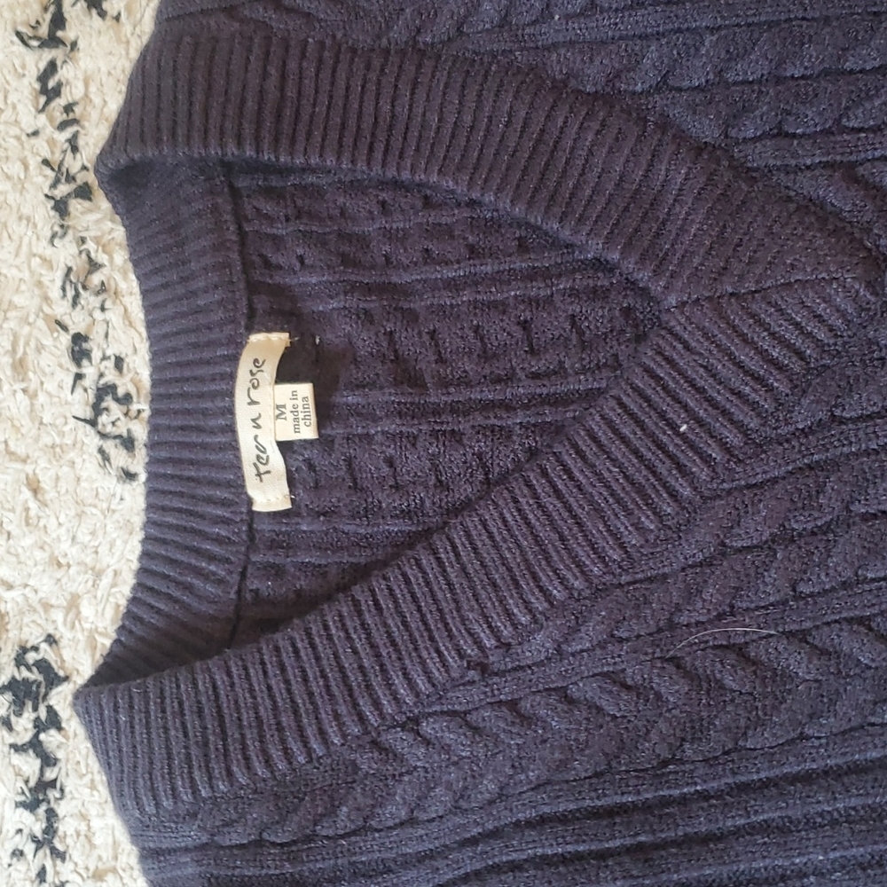 MOVING: MAKE OFFER! Neesee's Dresses Dark Blue Sweater Dress - Picture 3 of 5